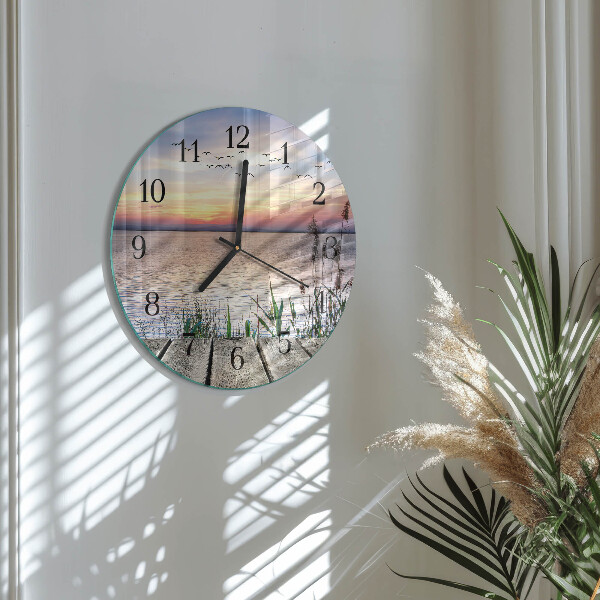 Wanduhr rund See