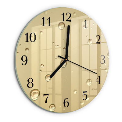 Wanduhr rund Tropfen
