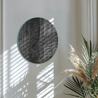 Wanduhr rund Holz