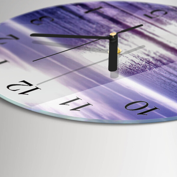 Wanduhr rund Meer
