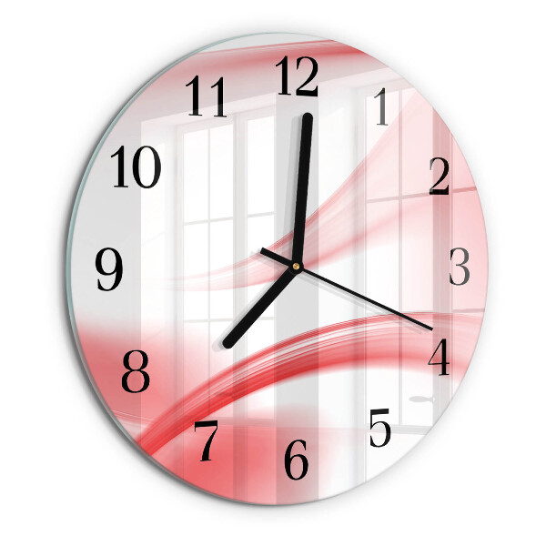 Wanduhr rund Abstrakte Kunst