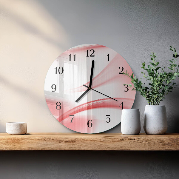 Wanduhr rund Abstrakte Kunst