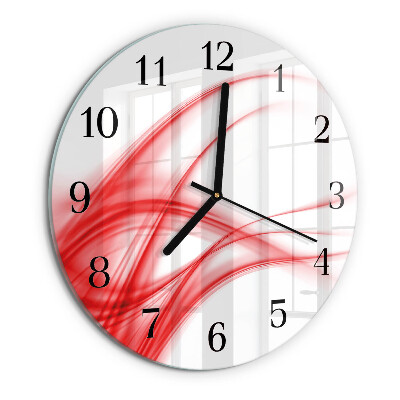 Wanduhr rund Abstrakte Kunst