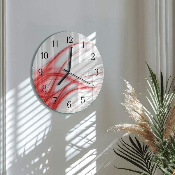 Wanduhr rund Abstrakte Kunst