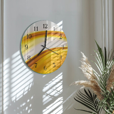 Wanduhr rund Abstrakte Kunst