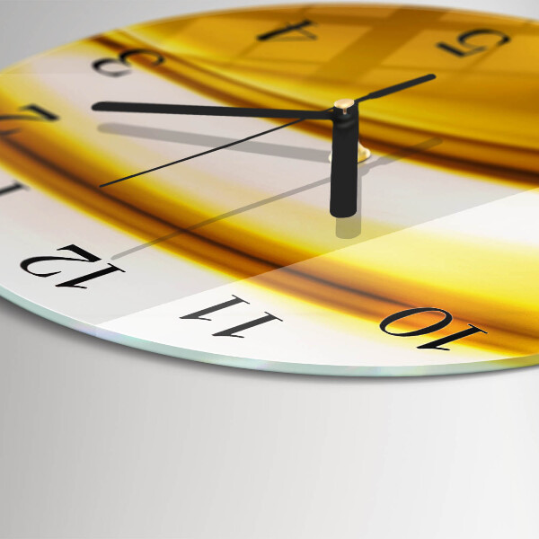 Wanduhr rund Abstrakte Kunst
