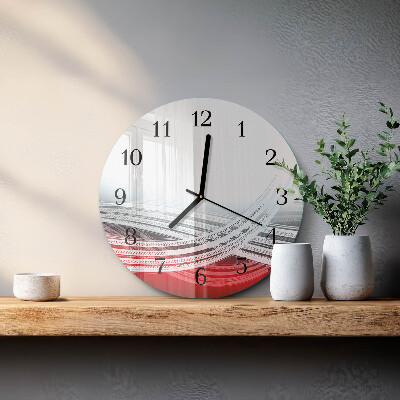 Wanduhr rund Abstraktion