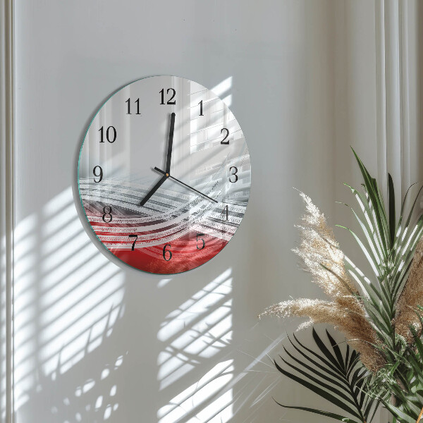 Wanduhr rund Abstraktion