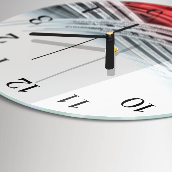 Wanduhr rund Abstraktion
