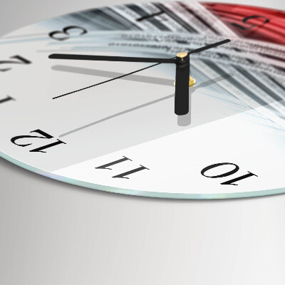 Wanduhr rund Abstraktion