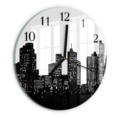 Wanduhr rund Gebäude