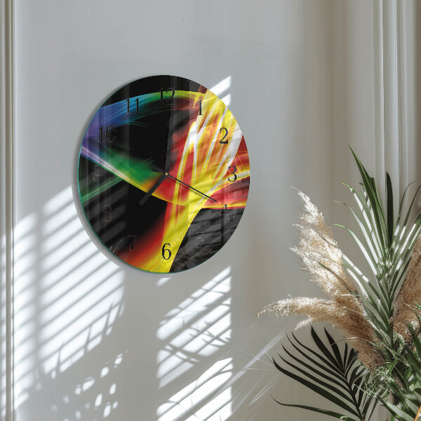 Wanduhr rund Abstraktion