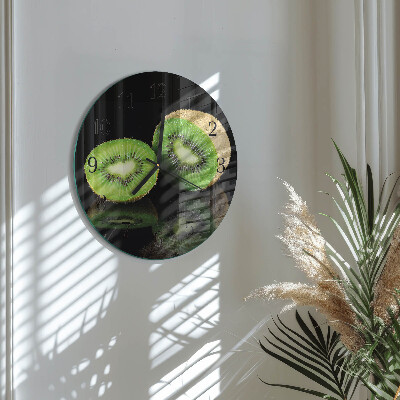 Wanduhr rund Kiwi