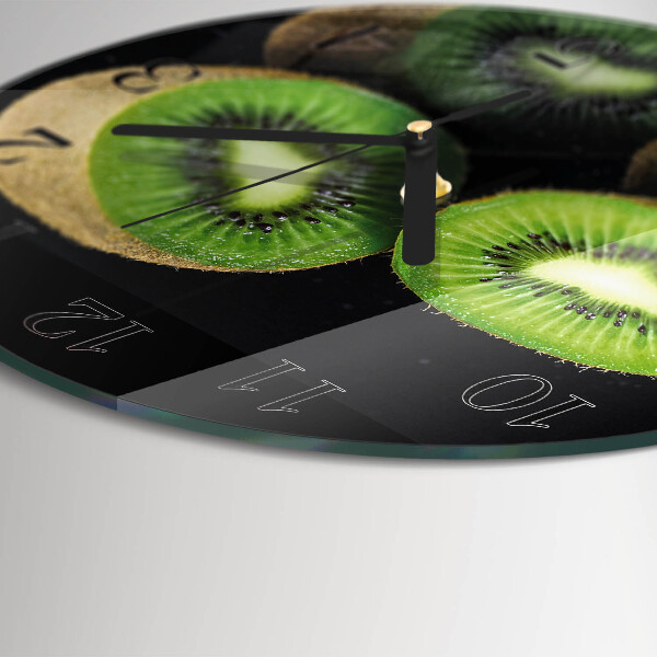 Wanduhr rund Kiwi