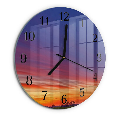 Wanduhr rund Feld