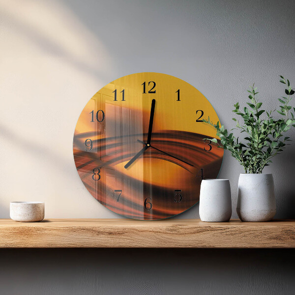 Wanduhr rund Abstraktion