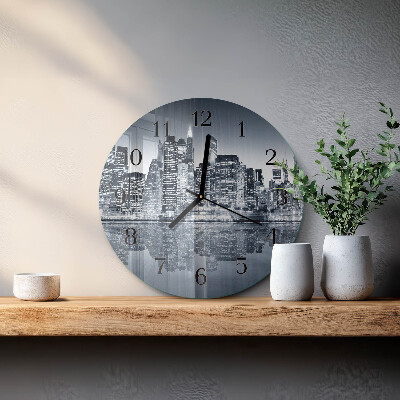 Wanduhr rund Horizont