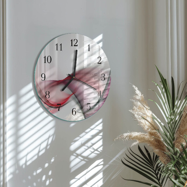 Wanduhr rund Abstrakte Kunst