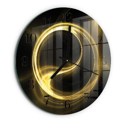 Wanduhr rund Abstraktionskreis