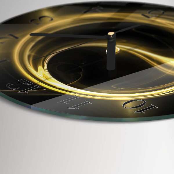 Wanduhr rund Abstraktionskreis
