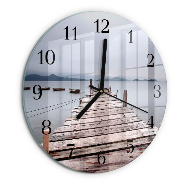 Wanduhr rund Netzwerk