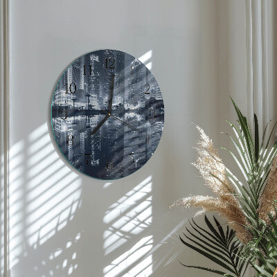 Wanduhr rund Horizont
