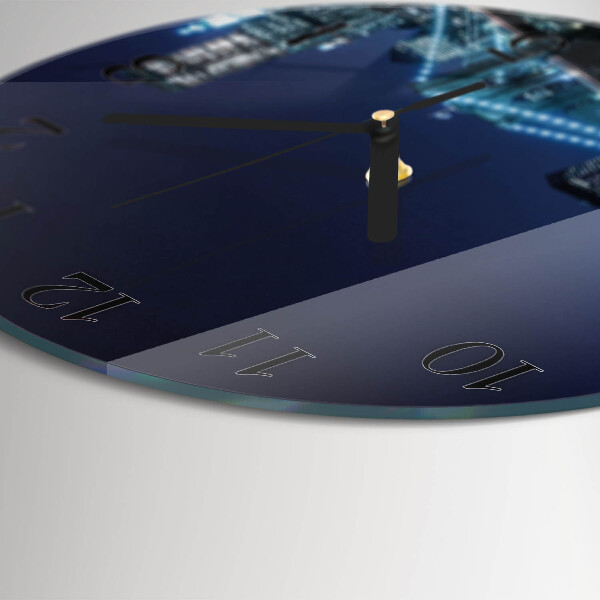 Wanduhr rund Horizont
