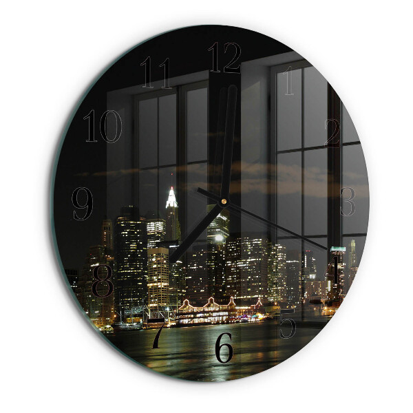 Wanduhr rund Horizont
