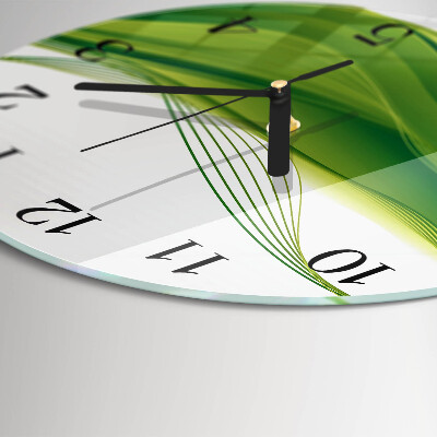 Wanduhr rund Abstrakte Linien