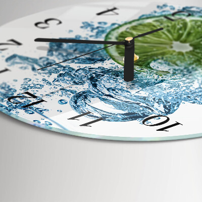 Wanduhr rund Kalziumkarbonat