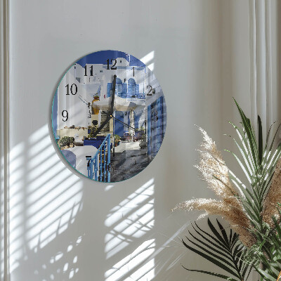 Wanduhr rund Griechenland