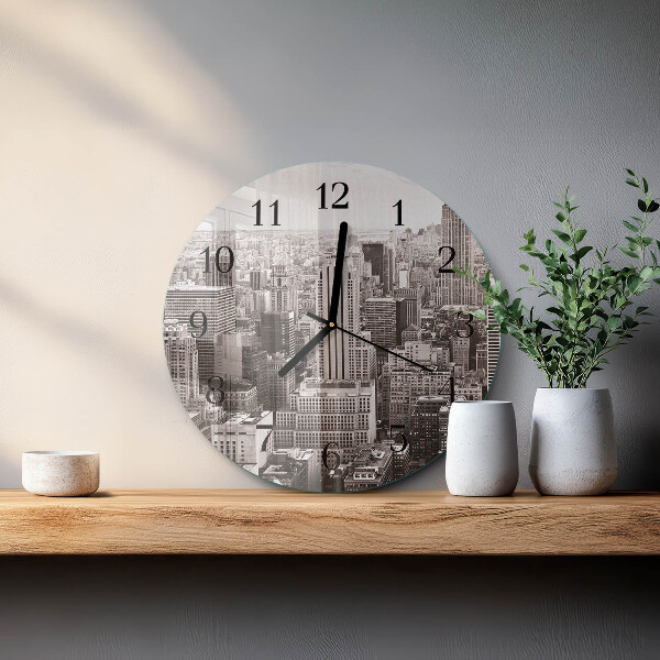 Wanduhr rund Horizont