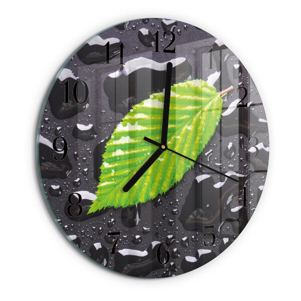 Wanduhr rund Blatt