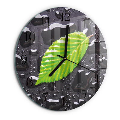 Wanduhr rund Blatt