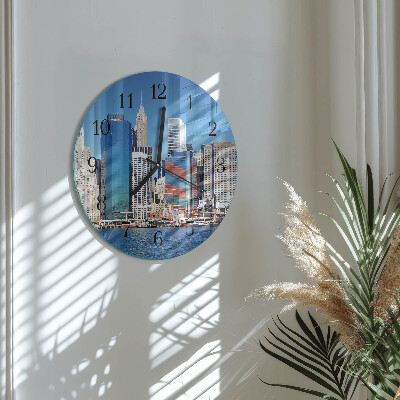 Wanduhr rund Horizont