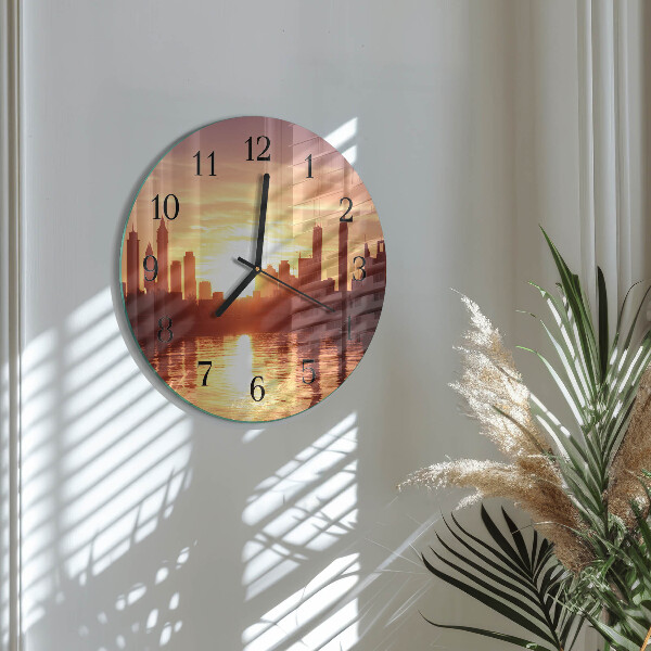 Wanduhr rund Horizont