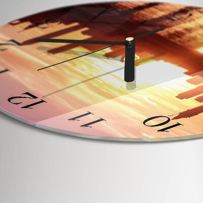 Wanduhr rund Horizont