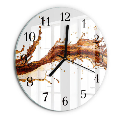 Wanduhr rund Wasser