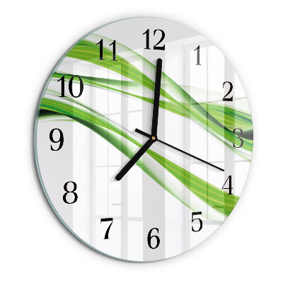 Wanduhr rund Abstrakte Linien