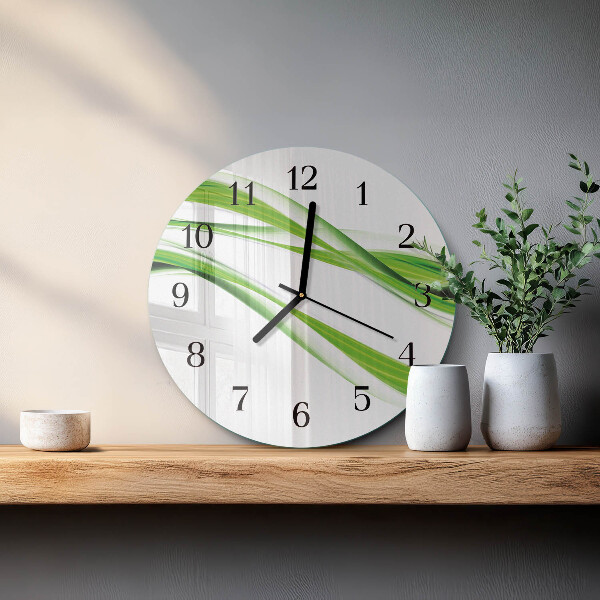 Wanduhr rund Abstrakte Linien
