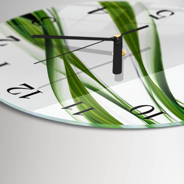 Wanduhr rund Abstrakte Linien