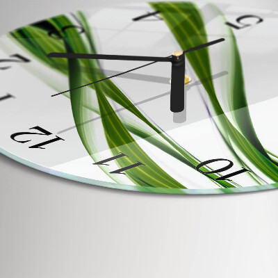 Wanduhr rund Abstrakte Linien