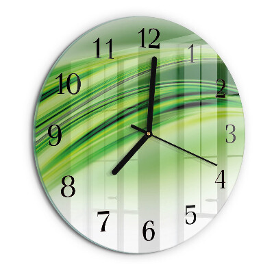 Wanduhr rund Abstrakte Kunst