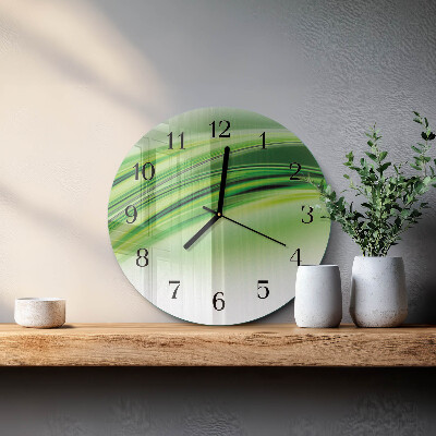 Wanduhr rund Abstrakte Kunst