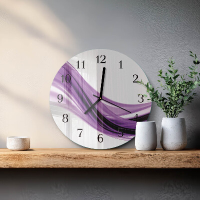 Wanduhr rund Abstrakte Kunst