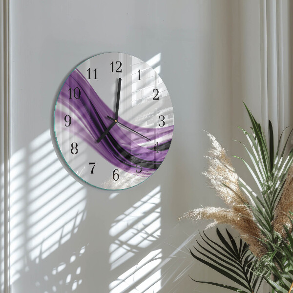 Wanduhr rund Abstrakte Kunst