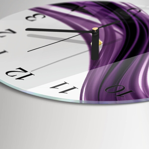 Wanduhr rund Abstrakte Kunst