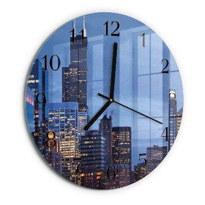 Wanduhr rund Horizont