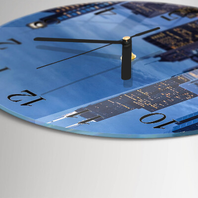Wanduhr rund Horizont