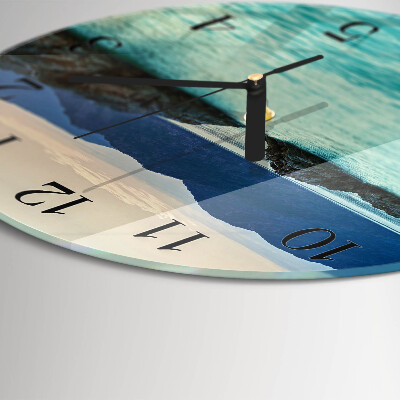Wanduhr rund Sea Island